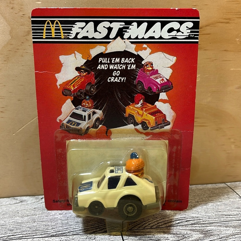 McDonald's Collectible Fastmacs Big Mac Squad Car 1984